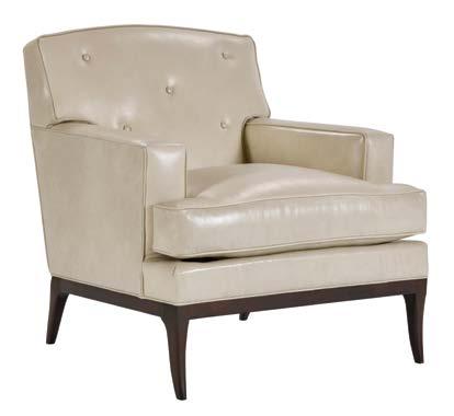 This charming slipper chair is the perfect light weight piece to pull up to any grouping for conversation.