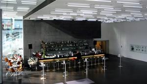 exhibition space is actually located below Kleiner Schlossplatz While parts of the museum's own collection are permanently displayed on the two basement levels, the cube is mainly used for special