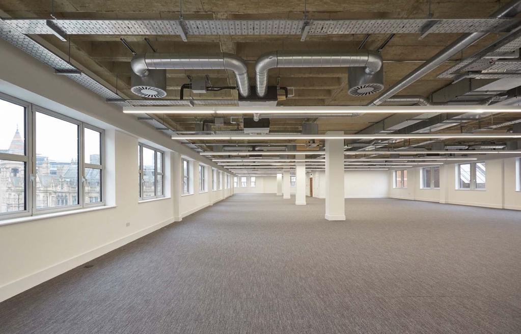 The refurbishment will include new floor by floor VRF air conditioning with a new air handling system for optimum