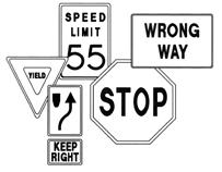 ARTICLE 13. 12BSIGNS 13.6. SIGNS IN RA14-26, RA8-18, RA7-16, RA6-15 AND FOR TOWNHOUSE USES IN ANY ZONING DISTRICT 13.5.6. Traffic-control signs A.