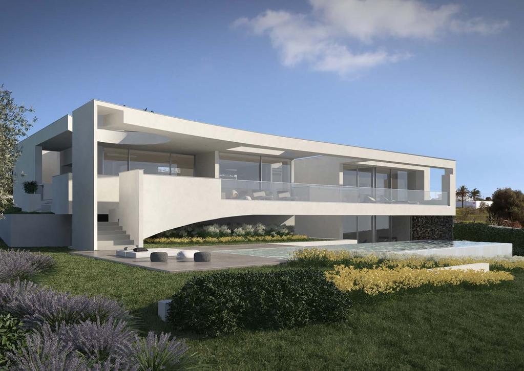 Magnificent views Located in an exclusive new development with large plots and magnificent views just steps away from the sea, this contemporary turnkey project on two levels