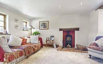 Charming Character The front door leads into the snug, which is perfectly positioned to the centre of the property and is dominated by an amazing inglenook fireplace with a wood-burner inset.