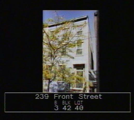 The building at 239 Front Street which is located between Bridge Street and Gold Street falls is in Area I of the historical district designated by LPC in 1997.