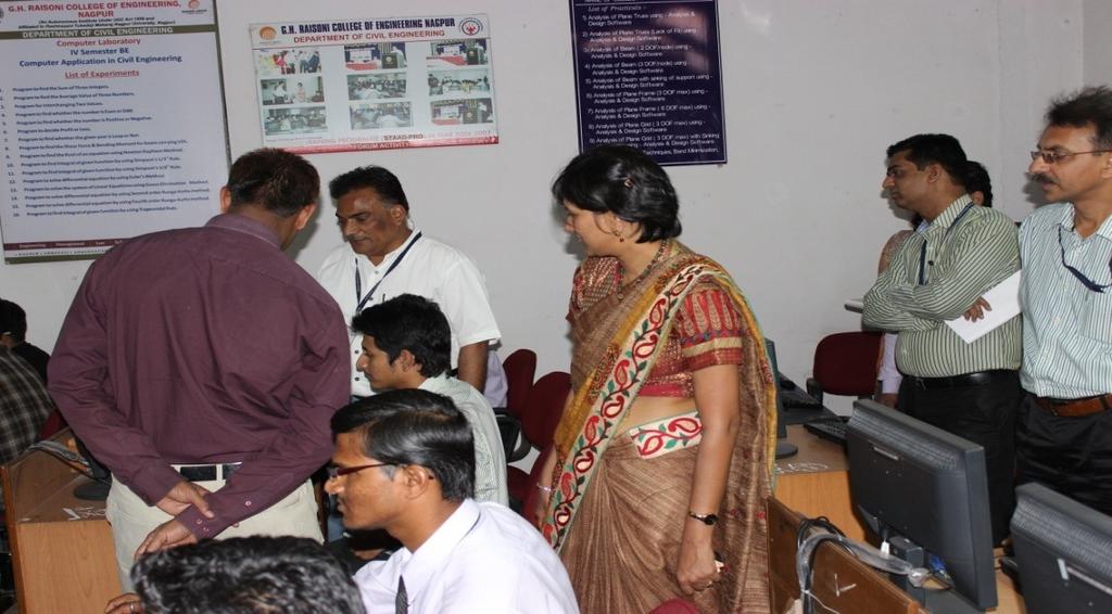 S. Sanghai & Prof. D. S. Padole were Faculty co-ordinator while Ankur Tripathi & Kaustubh Kale were student coordinator. The event was based on software Bridge Construction.