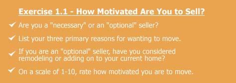 Chapter 1 Seller Strategy Mistakes (cont) Would home changes make your home easier or harder to sell? For any home changes you make, consider how they would impact your decision to sell later on.