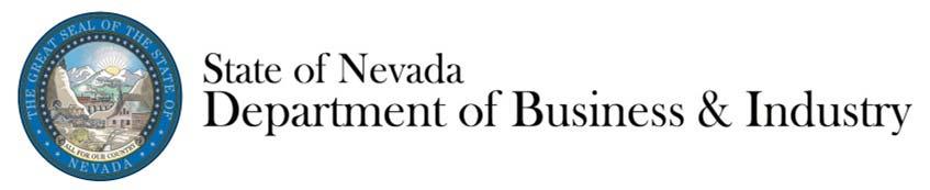 Nevada Department of Business & Industry.