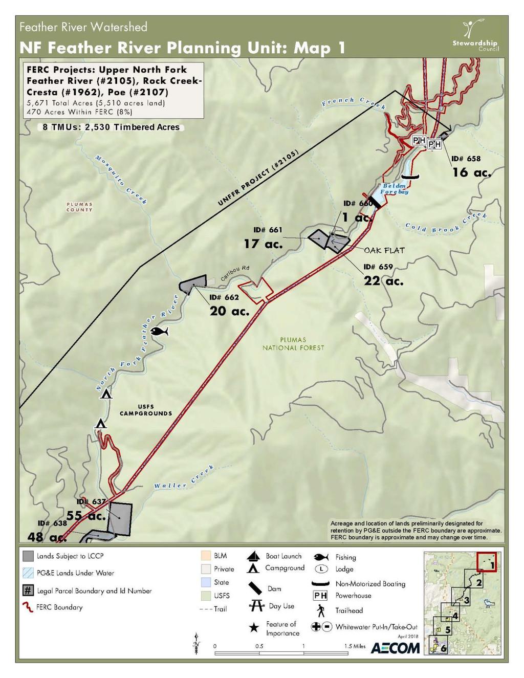 North Fork Feather River Planning Unit LCCP May 1, 2019 Exhibit 1.