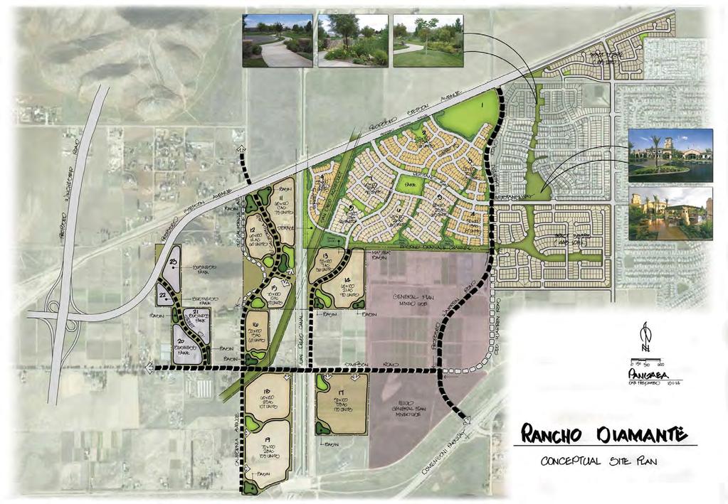 Conceptual Site Plan 8 subject property 187 acres in opportunity zone - rancho diamonte 617 potential lots - domenigoni parkway - hemet, ca 187