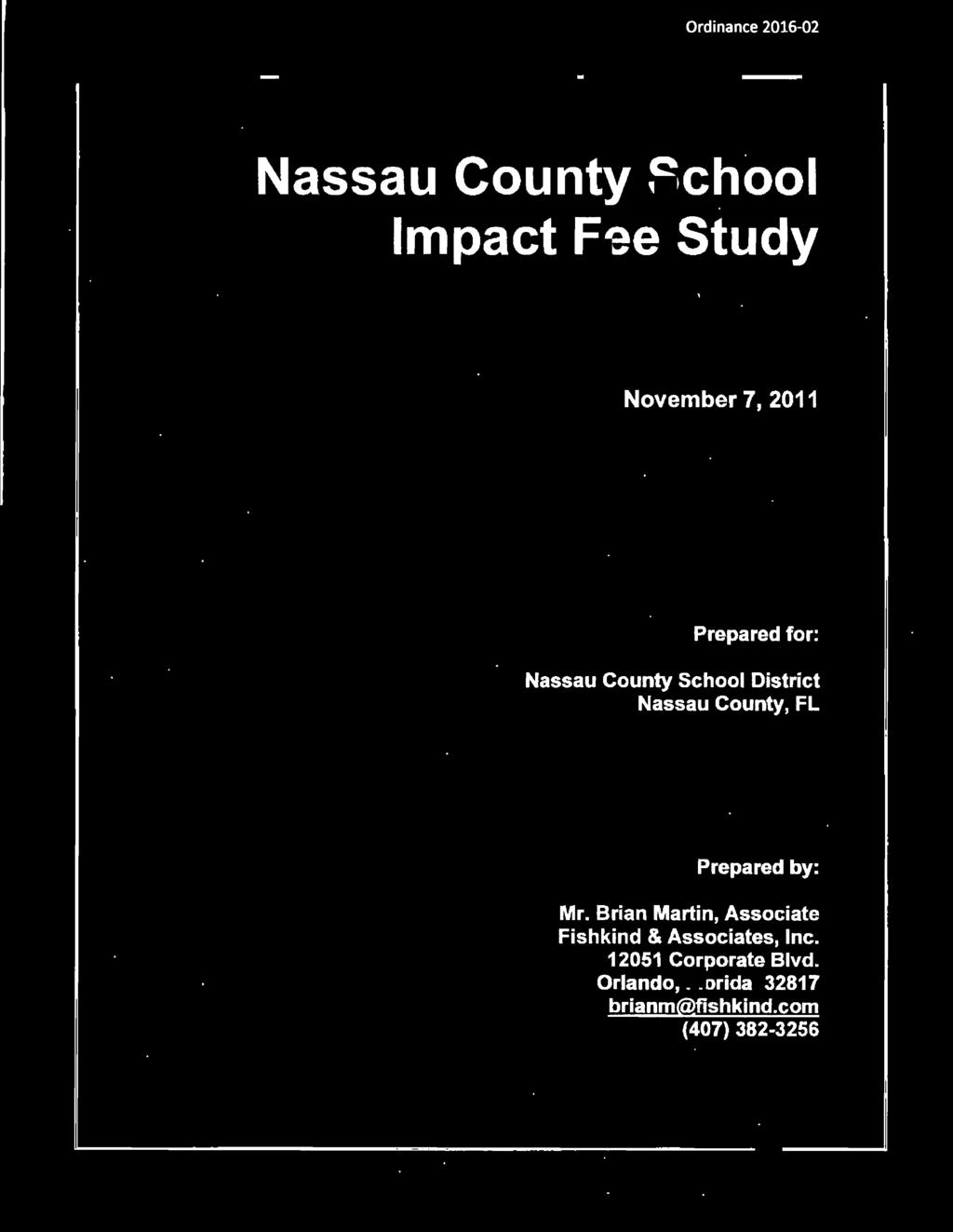 Prepared for: Nassau County School District