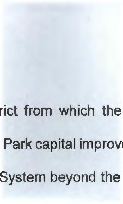 district from which the Park Impact Fees have been collected. D.