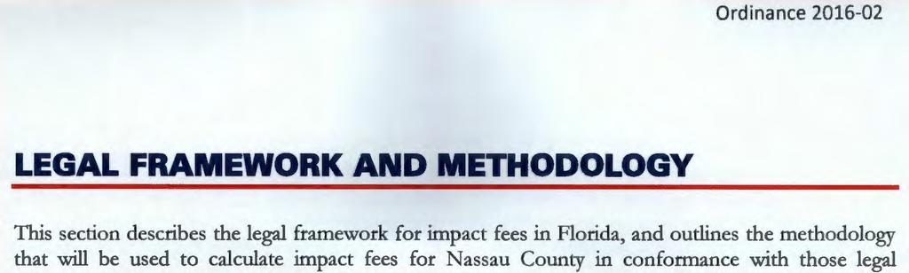 Johns County decision: In order to satisfy these requirements, the local government must demonstrate a reasonable connection, or rational nexus, behveen the need for additional capital f a&ilities