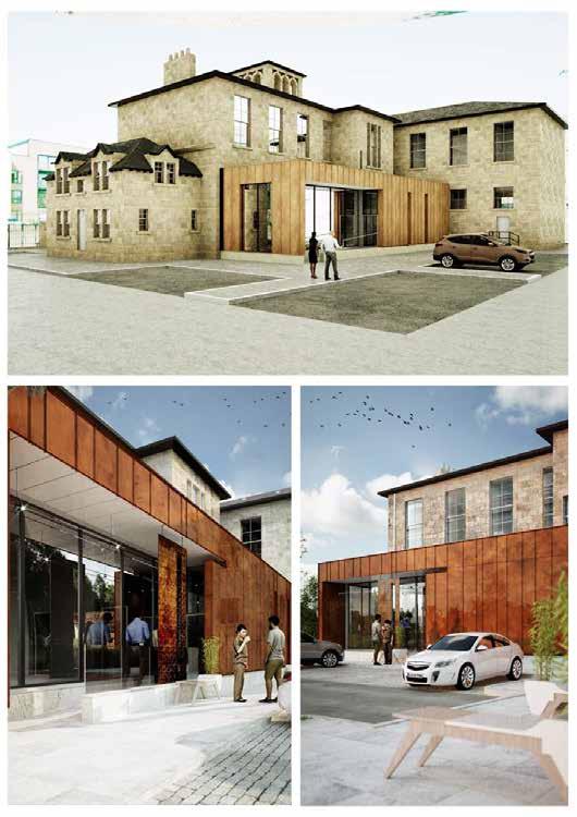 Development - Continued New Office The Association has, after a lengthy delay acquired the former B listed Hills Trust school building at Golspie Street and will be converting it for office