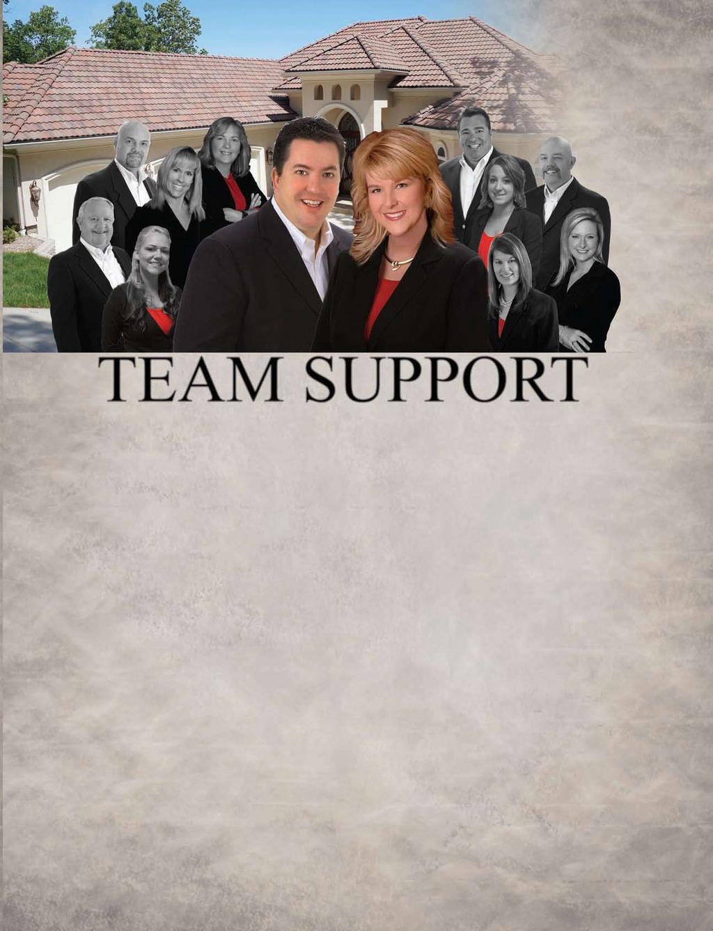 Reason 1 TEAM SUPPORT Know who is representing you, your family, & your property!