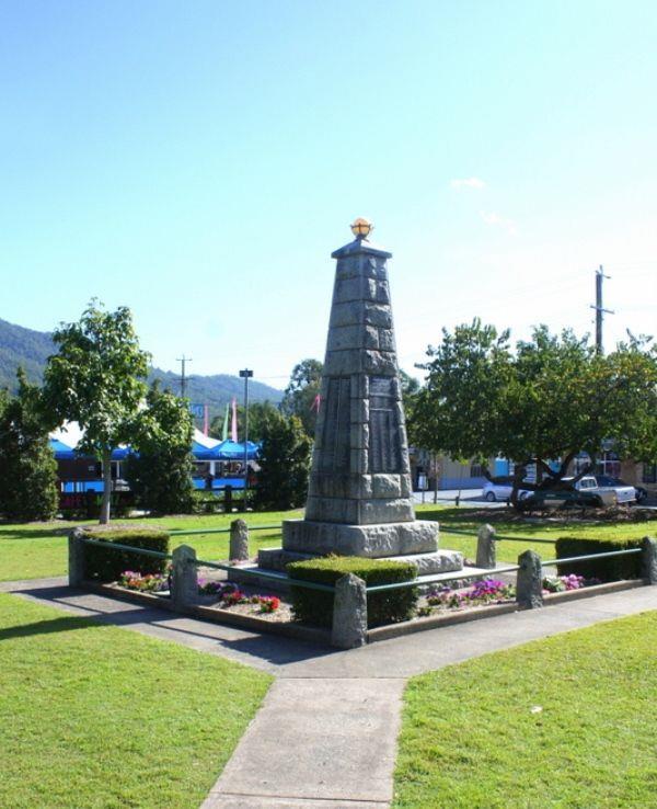 A. A. Duncan is remembered on the Canungra War