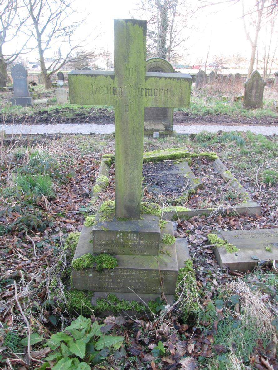 Two more St Matthew s Churchyard plots belonging to the Berry family Plot B59 This is the cross on Herbert