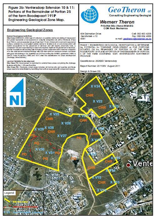Ventersdorp Extension 10: Site Zonation