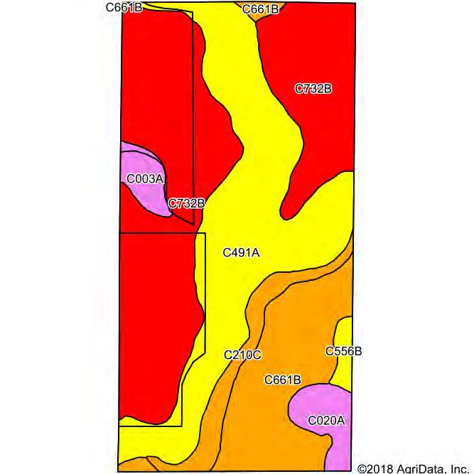 Soils Map State: County: Location: Township: South Dakota Edmunds 28-124N-67W Belle Acres: 307.93 Date: 7/13/2018 Soils data provided by USDA and NRCS.