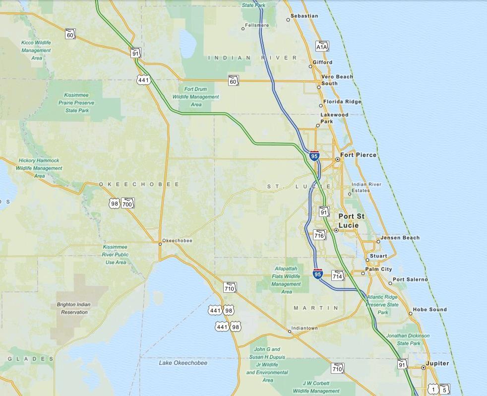 LOCATION OVERVIEW Location Highlights Immediate access to I-95 via St. Lucie West Boulevard Located in the prime industrial district in St.