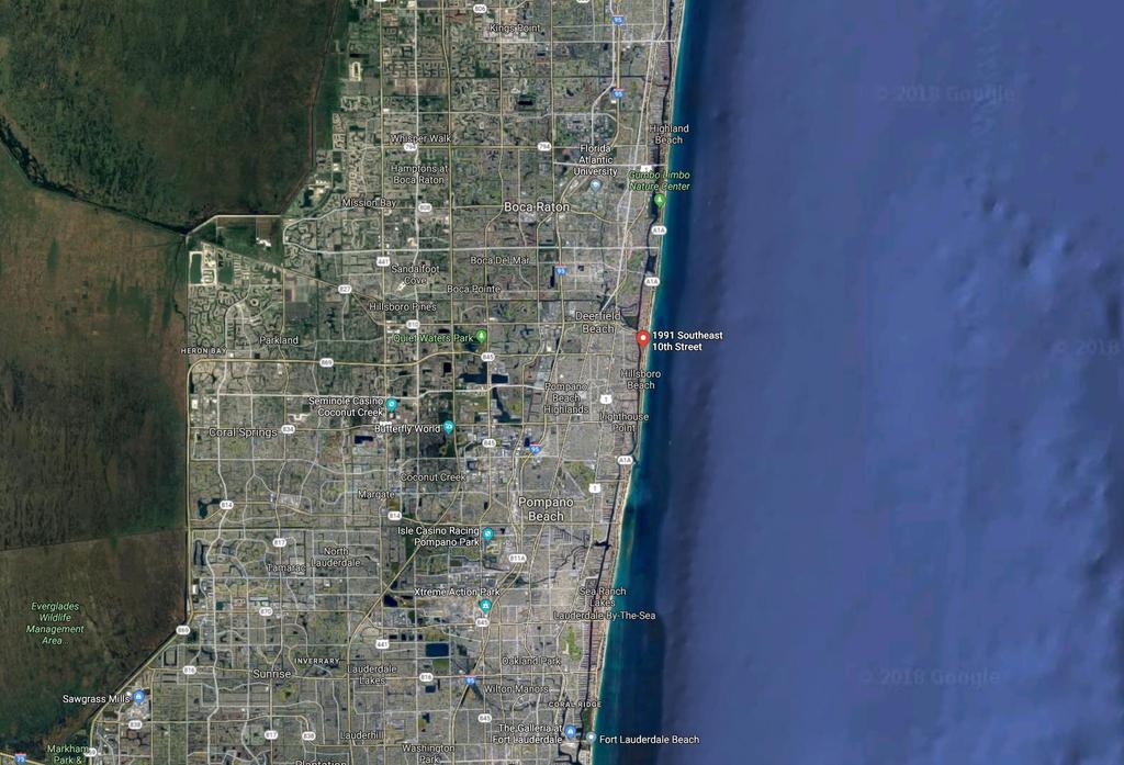 Broad Location Map Florida