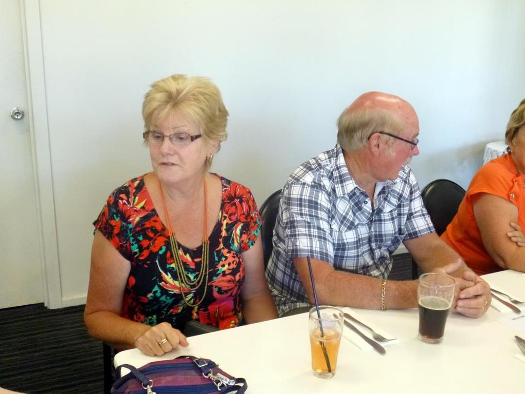 President s Announcements: Welcome visiting Rotarians Mick and Bev Maher R.C. Avon Park Wangaratta. Laurie unwell and went to hospital today. Members are keeping an eye on Jill.