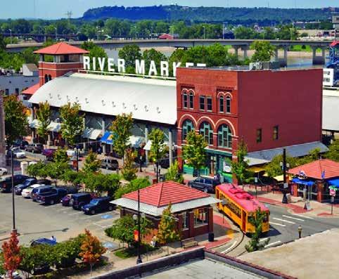 Downtown Little Rock captures the vibe and heartbeat of a