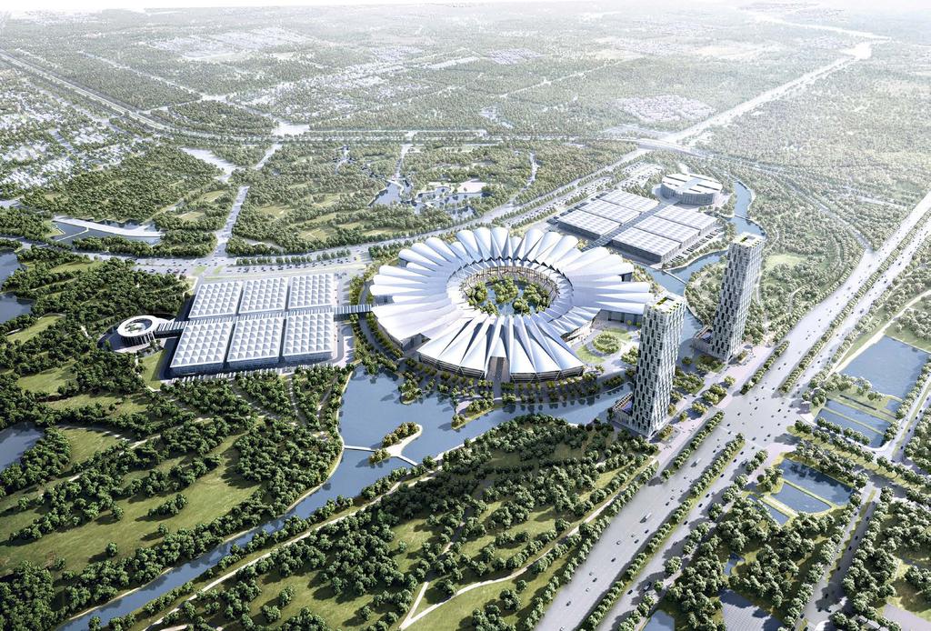 von Gerkan, Marg and Partners Architects 01 Press Release 2015-10-13 gmp wins competition for Vietnam s National Exhibition and Trade Fair Center New trade center developed in the capital Hanoi The