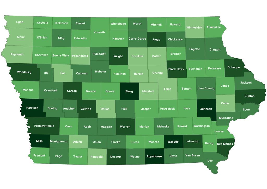 Renters struggle to pay our state s rising rents. In 25 Iowa counties, a median income renter couldn t afford a modest two-bedroom apartment.