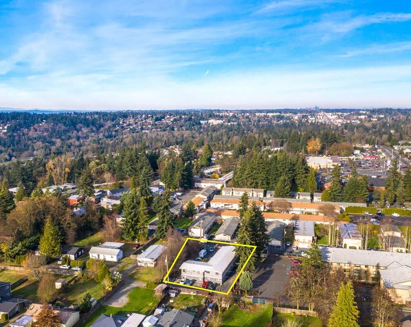 freeways and public transportation Easy access to Burien, Des Moines, SeaTac, Tukwila/Southcenter and downtown Seattle The FURLANI A P A R T M E N T S Mix of 7 two-bedroom/one-bathroom and 1
