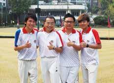 Stanley Lai, Jerry Ng, Wong Chun Yat Men Division 3 Champions FC-A Stephen Chan, Jimmy So, C.P. So, Eddie Tang, Peter Sin, C.K.