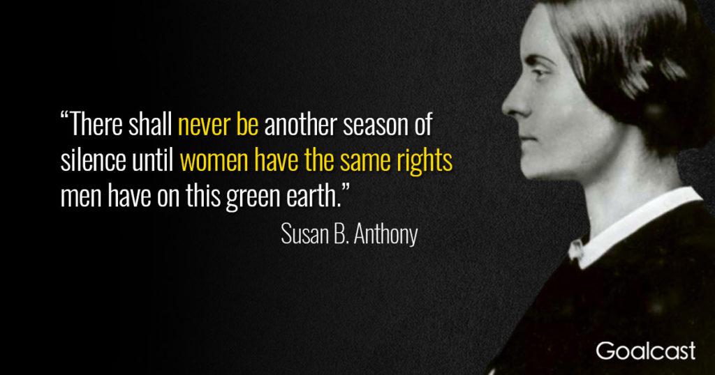Susan B. Anthony (1820 1906) American Campaigner against slavery and for the promotion of women s and workers rights.