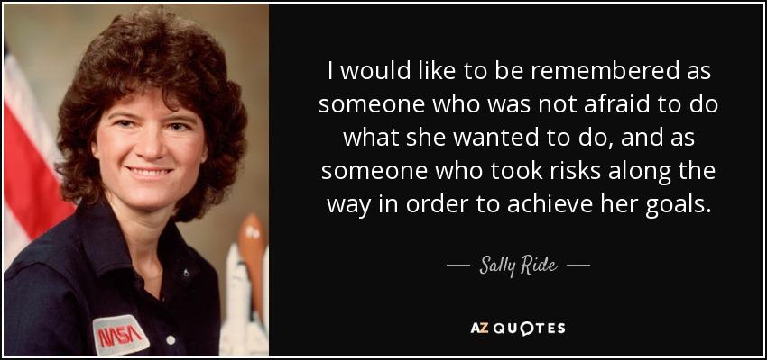 Sally Kristen Ride (1951-2012) An American astronaut, physicist, and engineer.