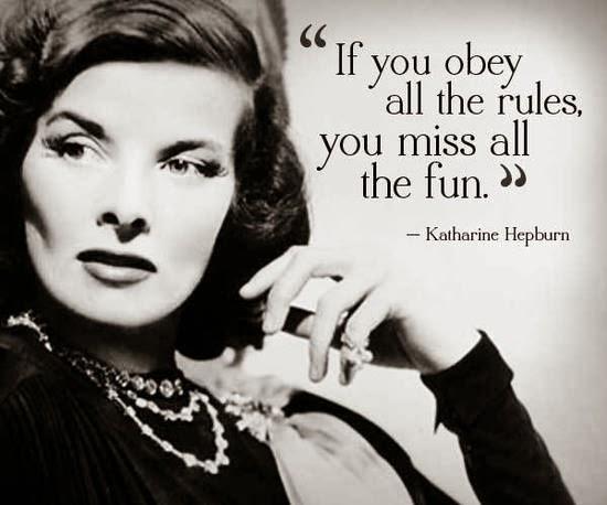 Katharine Hepburn (1907 2003) American actress.
