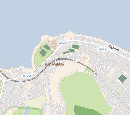 The Area, runs parallel with the town s Esplanade, where you can overlook Gourock and the Tail of the Bank.