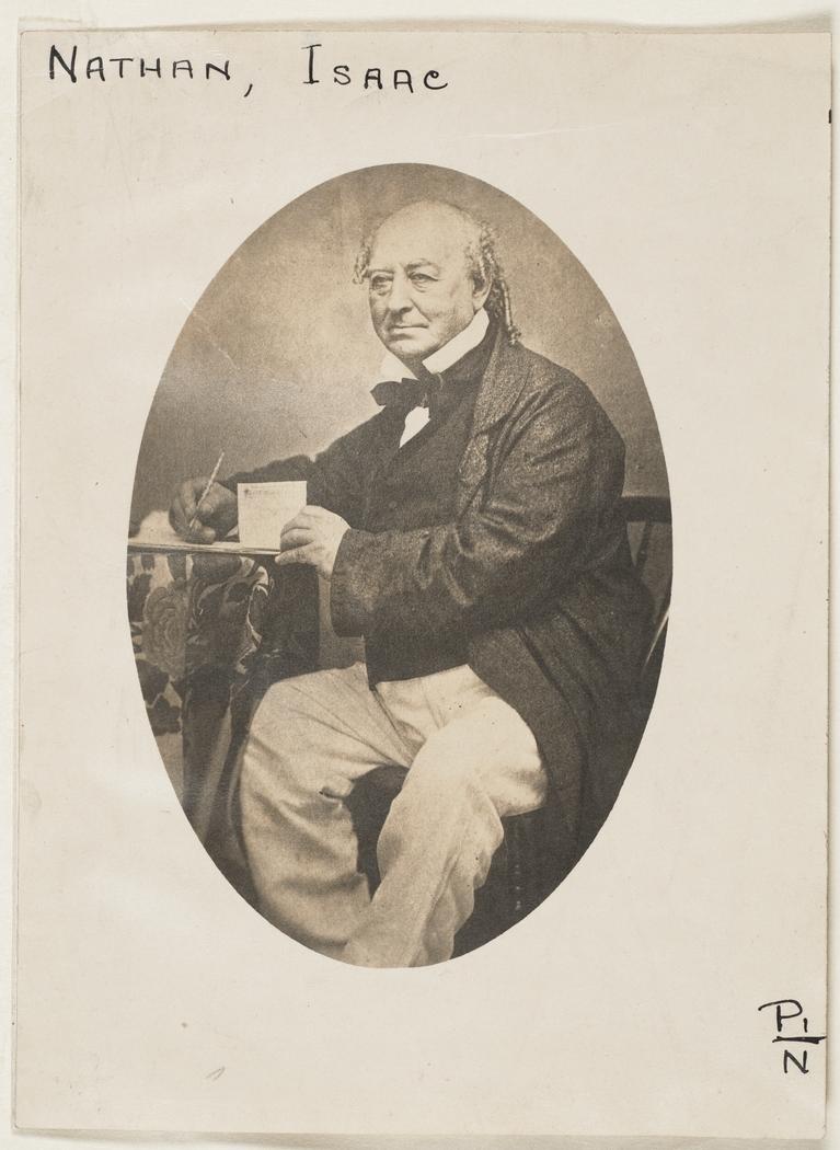 ! Photograph of Isaac Nathan 1860 s,