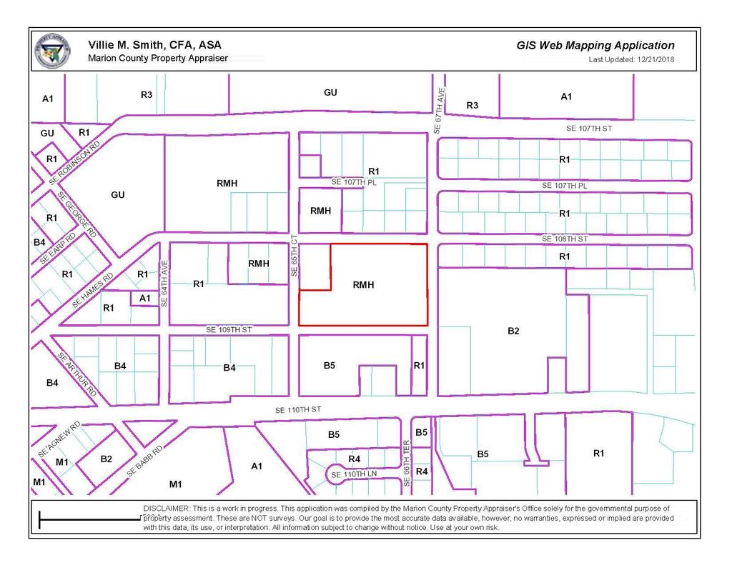 50 Map 1 Current Zoning Map Ordinance