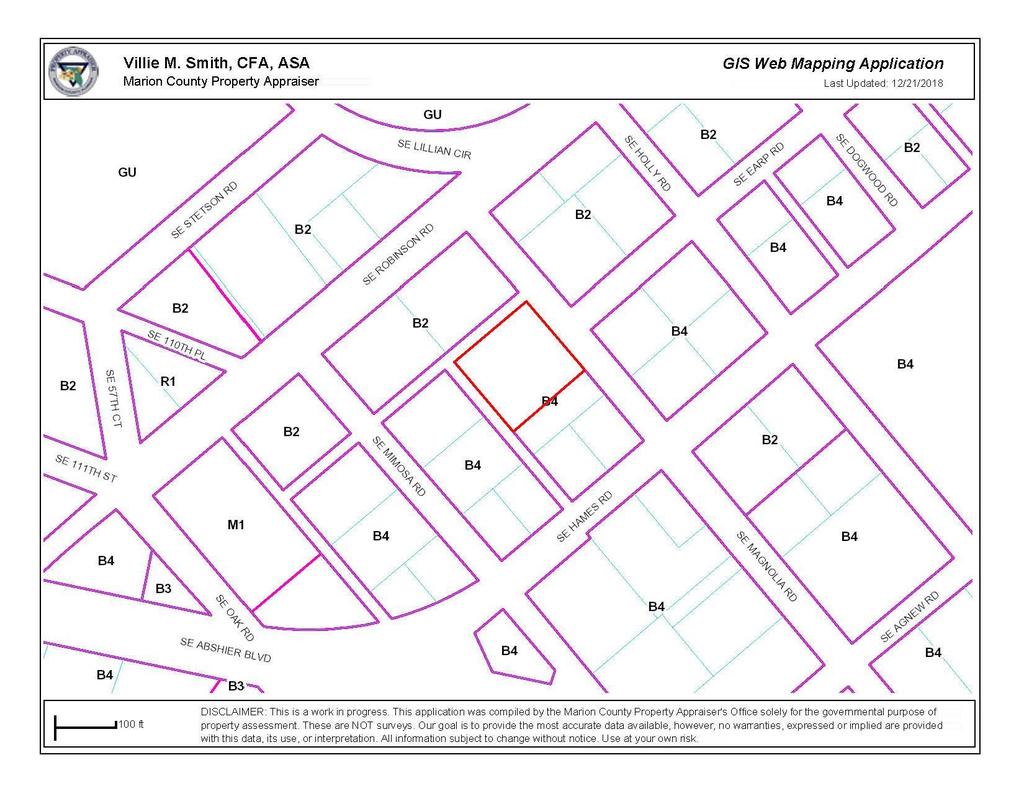 55 Map 1 Current Zoning Map Ordinance