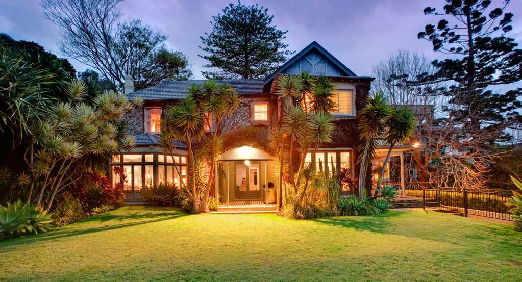 SYDNEY SOTHEBY S INTERNATIONAL REALTY $25,480,000 (USD), $28,000,000 (AUD) AUSTRALIA An unrivaled family estate on approximately 2,147square meters of blue-ribbon land with northerly harbour views,