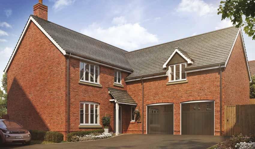 GROUND FLOOR FIRST FLOOR CHATSWORTH 5 bedroom detached The Chatsworth is a welcoming L-shaped five bedroom detached home with integral double garage.