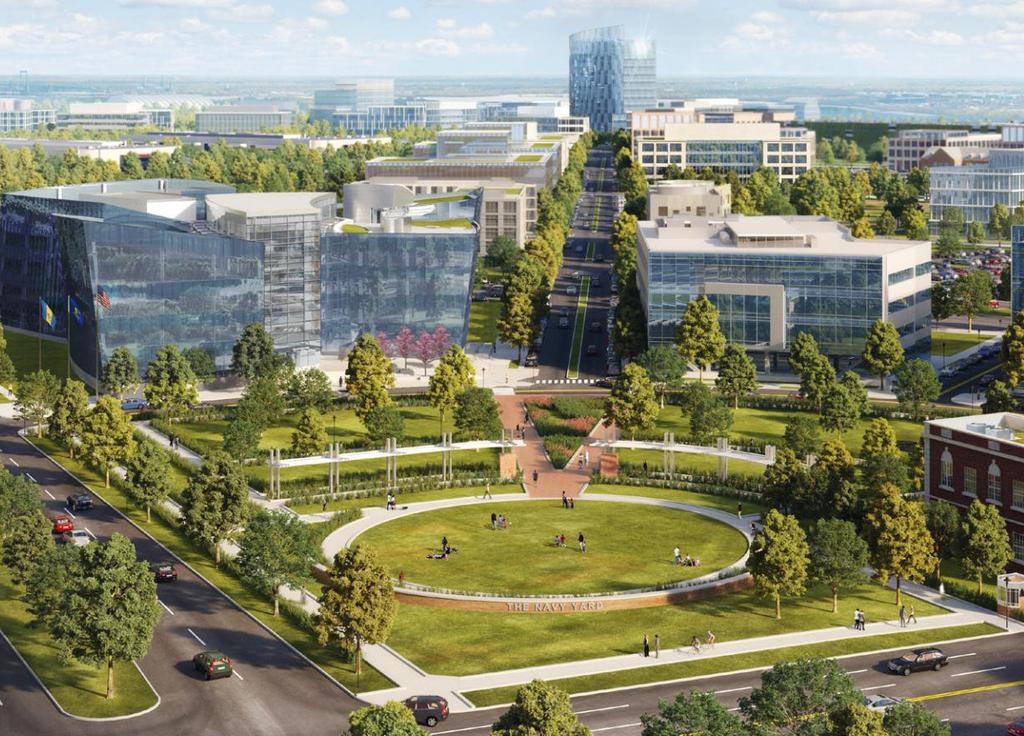 NAVY YARD Liberty Property Trust & Synterra Partners has broken ground on a new 80,050 SF built-to-suit office building for Franklin Square Capital Partners.