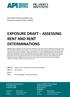 EXPOSURE DRAFT - ASSESSING RENT AND RENT DETERMINATIONS