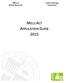 MILLS ACT APPLICATION GUIDE 2015