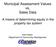 Municipal Assessment Values vs. Sales Data