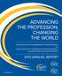 ADVANCING THE PROFESSION, CHANGING THE WORLD