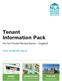 Tenant Information Pack