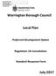 Warrington Borough Council. Local Plan