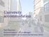 University accommodation. Rob Stephens Accommodation Office Manager Accommodation & Commercial Services (ACS)