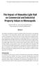 The Impact of Hiawatha Light Rail on Commercial and Industrial Property Values in Minneapolis