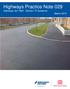 Highways Practice Note 029 Highways Act Section 72 Guidance March HPN Control Sheet
