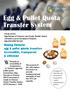 Egg & Pullet Quota Transfer System