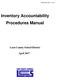 Inventory Accountability Procedures Manual
